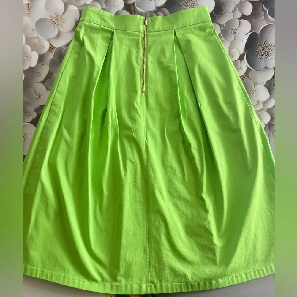 Patrizia Pepe Lime A-Line Skirt